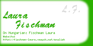 laura fischman business card